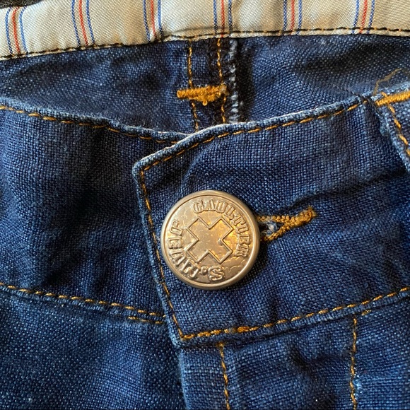 Vintage Jean Paul Gaultier High-Rise 100% Linen Denim - Picture 12 of 12